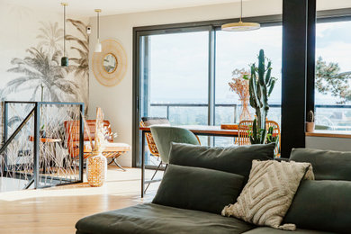 Réalisation d'un salon design.