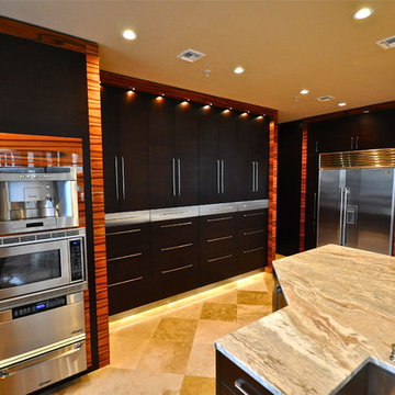High Gloss Applewood with Wenge