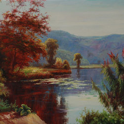 River View I - Paintings