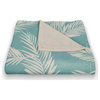 Mint Palms 50x60 Coral Fleece Blanket