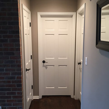 Complete house. Notably the white woodwork.