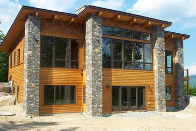 Contemporary exterior home idea in Boston