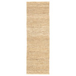 Jaipur - Jaipur Living Havana Natural Solid Beige Area Rug, 2'6"x8' - This coastal style natural area rug offers versatile and organic allure to transitional spaces. Made of hemp fibers, this neutral layer boasts a looped construction for a texture-rich feel.