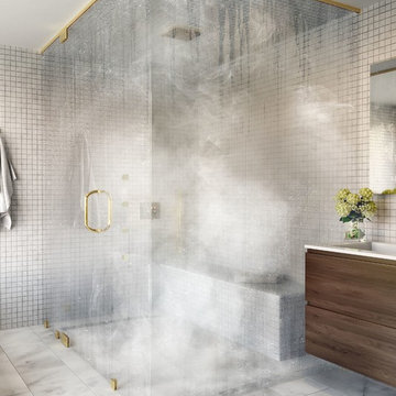 Digital Shower with Steam - Master Bath 2019