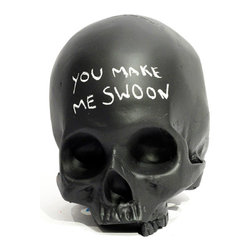 Chalkboard Skull in Black - Artwork