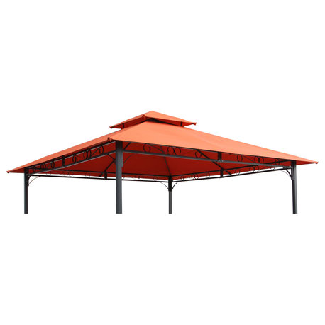 St. Kitts Replacement Canopy for 10 ft. Canopy Gazebo -Terra Cotta