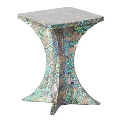 SIDE TABLE PAUA SHELLE INLAY - Products