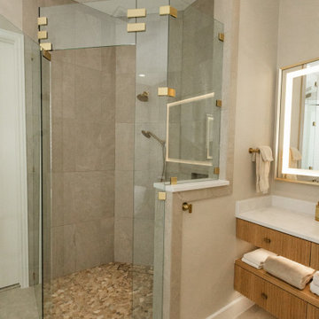 Lux Modern Spa Master bathroom