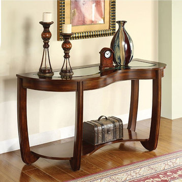 Crystal Falls Transitional Style Sofa Table