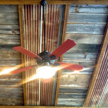 Dallas, TX - Rustic Back Porch