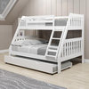 Twin/Full Mission Bunk Bed White