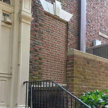 Brick Repair: Brick In Old AC Unit
