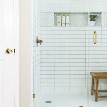 Mid-Century Modern Shower Conversion - Master Bathroom