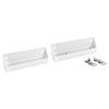 Polymer Tip-Out Accessory Trays, White