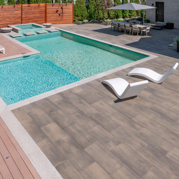 Modern Backyard Design | Île Bizard