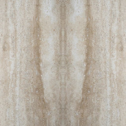 Noce Light Travertine Tile 12 x 24 Bookmatch - Kitchen Countertops