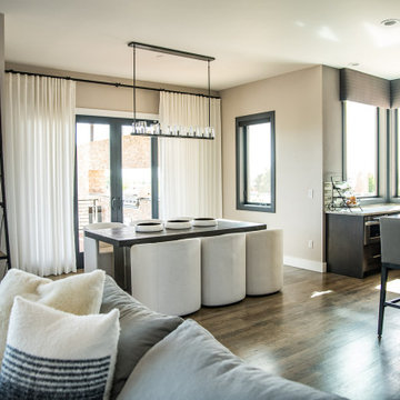 Roller Shades, Cornices and Drapery