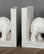 Ceramic Elephant Bookends, Set of 2