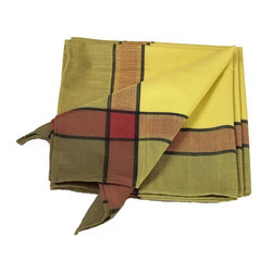 Xia Home Fashions - Riviera Table Linens 20" Square Napkins, Celery, Set of 4 - Napkins