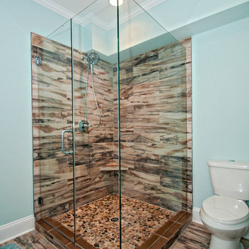 Basement renovation Pool Bathroom and Recreation