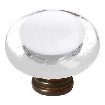 Sietto R-701-ORB Reflective White Knob - Oil Rubbed Bronze