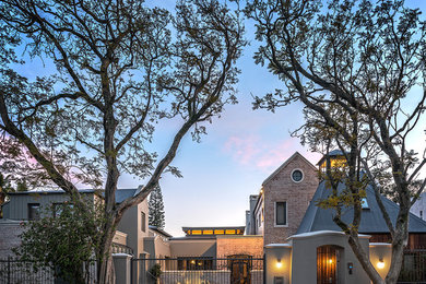 Inspiration for an eclectic exterior home remodel in Other