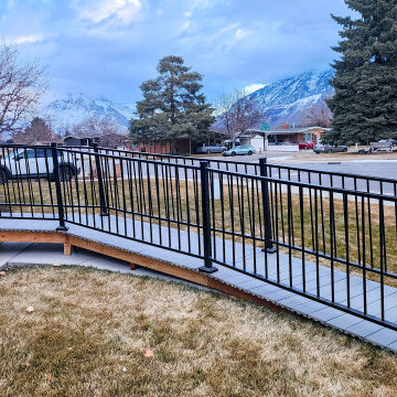 ADA-compliant wheelchair ramp