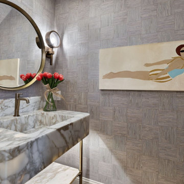 Calacatta Gold Marble Sink – Custom Luxury Stone Design