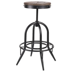Industrial Bar Stools And Counter Stools by Benzara, Woodland Imprts, The Urban Port