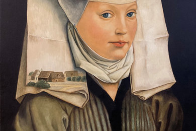 Portrait de femme d'après Van der Weyden