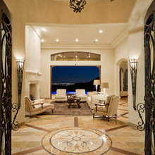 Tile Floor With Wood/Inlay