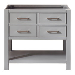 Avantiy Corporation - Avanity Brooks 36" Vanity Only, Chilled Gray Finish - Bathroom Vanities And Sink Consoles