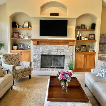 Pewaukee Fireplace Facelift