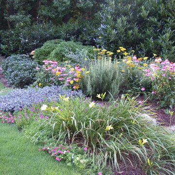 Front yard perennial pollinator garden Curb Appeal #11