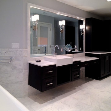 Ebony and Carrera Bath
