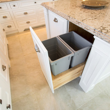 Transitional White Kitchen Remodel