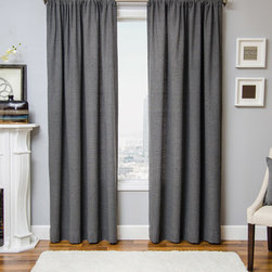 Blindsgalore Signature Drapery Panel: Gentleman's Houndstooth - Curtains