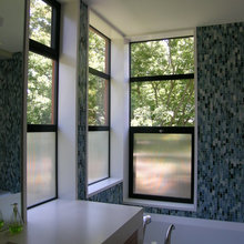 glass tile shower