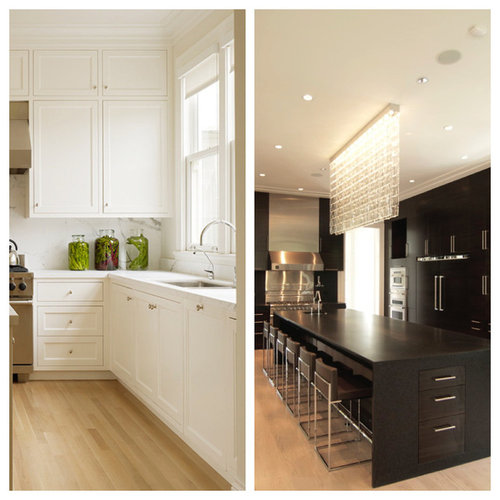Poll Black Or White Kitchen, What Is More Popular White Or Dark Kitchen Cabinets