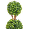 VEVOR 4' Artificial Topiary Tree Faux Plant w/ Replaceable Leaves Home Decor