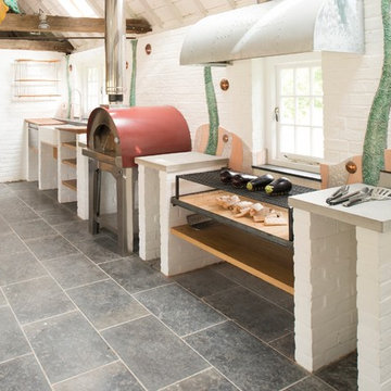 Pool house recreational kitchen