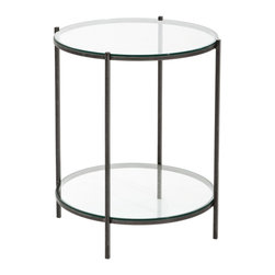 Roundabout End Table by Charleston Forge - Side Tables And End Tables