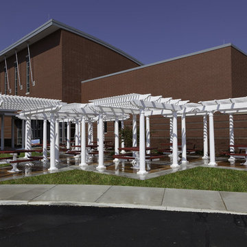 Elliston Elementary - Vinyl Pergola
