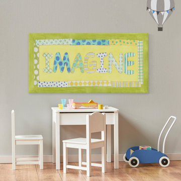 "Imagine II" Painting Print on Wrapped Canvas