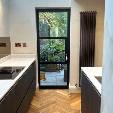Dark Steel Kitchen in Plumstead