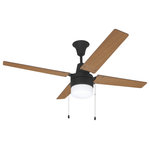 Craftmade - 48" Connery, Aged Bronze Brushed With Mahogany/Golden Maple Blades - Craftmade's Connery ceiling fan offers a distinctively modern look - with state-of-the art performance to match. An integrated, energy-efficient dimmable LED light fixture shines with a lustrous warmth. The whisper-quiet 3-speed standard motor is reversible for year-round comfort.