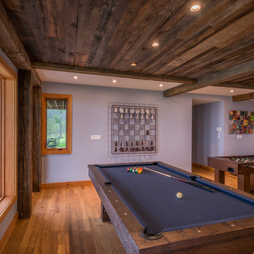 Game Room - Reclaimed Eco Teak Flooring