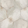D'Anticatto Hex Bianco Porcelain Floor and Wall Tile
