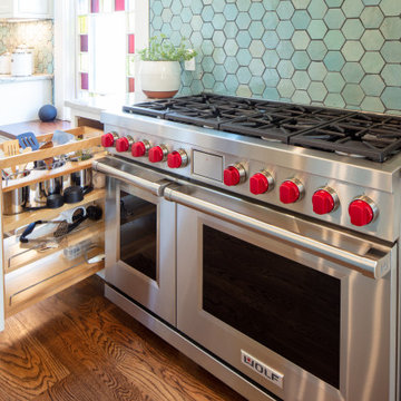 Robin’s Egg Designer Kitchen