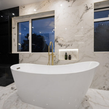 Bathroom Transformation (White Jaguar Tile) - JBR Bathrooms and Tilling